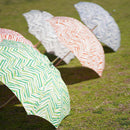 [UMBRELLA] PARASOL STAR ORANGE | HAND PRINTING