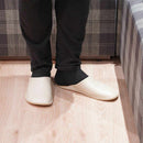 [SLIPPERS] GENUINE LEATHER (LVORY) | LEATHER PROCESSING