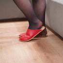 [SLIPPERS] GENUINE LEATHER (RED) 23~24cm | LEATHER PROCESSING