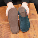 [SLIPPERS] VELOUR (NAVY) | LEATHER PROCESSING