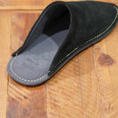 [SLIPPERS] VELOUR (BLACK) | LEATHER PROCESSING