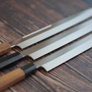 [KITCHEN (CHEF) KNIFE] SATO UMA MITSUHIRO YOSHIHIRO SHIRAJI STEEL WATER-GRILLED HONYAKI TIP MARU OCTOPUS KNIFE 330MM MIRROR SURFACE WAVE FLOATING 1ST PLACE OCTAGONAL PATTERN | SAKAI FORGED BLADES|YAMAWAKI CUTLERY