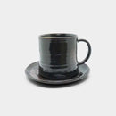 [MUG (CUP)] LARGE MUG AND SAUCER | MARIKO SUZUKI | TOKONAME WARE