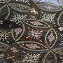 [LARGE PLATE (PLATTER)] PLATE (HANA CLOISONNE) BLACK | NISHIJIN RE:NISTA | NISHIJIN TEXTILES